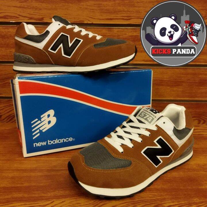 PandaKicks New Balance NB 574 "Brown" Casual Sneakers Shoes for Men ...