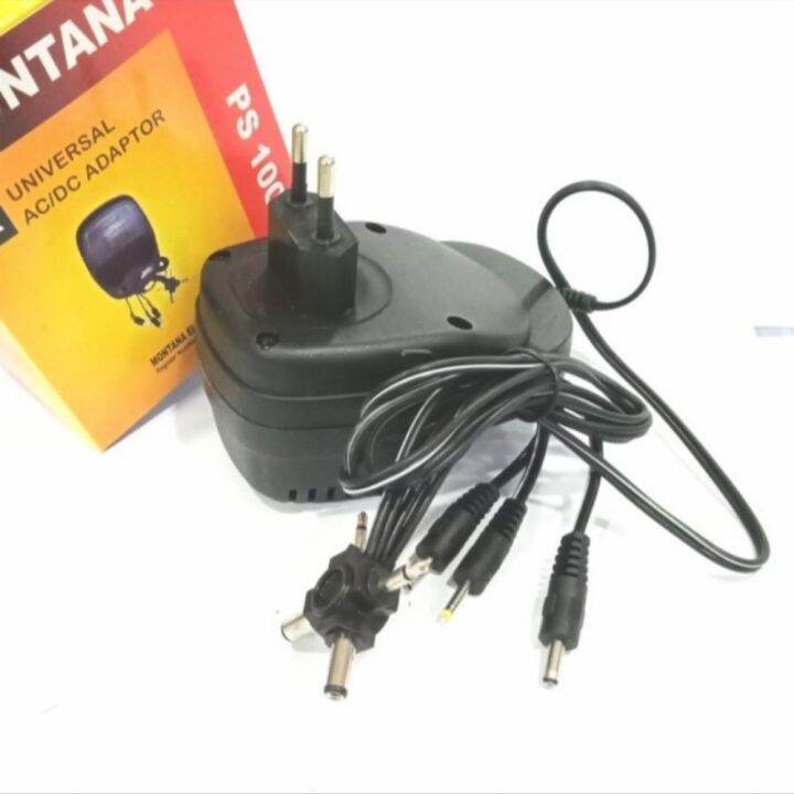 ADAPTOR UNIVERSAL AC/DC 1A MONTANA PS 1000P | Lazada Indonesia