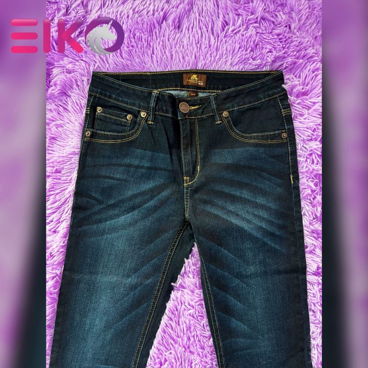 eiko115-กางเกงยีนส์-mc-แท้-ของแท้จากช้อป-เอว28-ราคาป้าย2-190-บาท-ส่งต่อครึ่งราคา-มือ1-ไม่ผ่านการใช้งาน-แค่ลอง