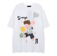 Spenzer.street | kirin grey heart เสื้อโอเวอร์ไซส์ เสื้อผ้าแฟชั่น สตรีท rapper travis ทราวิส 2pac ฮิต 2023 มาใหม่