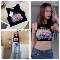 ✨✨??? ?????????? ✨✨  “ASTRAI Crop”เสื้อกล้าม สุดฮิต สกรีนลายเสื้อด้านหน้า รุ่นนี้ ฮิตมากๆ เน็ตไอดอลใส่กันเยอะมาก เก็บทรงสวย เนื้อผ้าดี หนา ใส่ได้ทุกวันเลยค้า แมทช์กับอะไรก็สวย เป็นเสื้อกล้ามที่ใส่แล้วดูแพงสุด