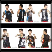 เสื้อกล้ามมวยไทย ผ้ากีฬา สินค้าแบรนด์ ของแท้ สำหรับผู้ใหญ่ Muay Thai Tank Top Quick Dry (Adult) Genuine Brand Products