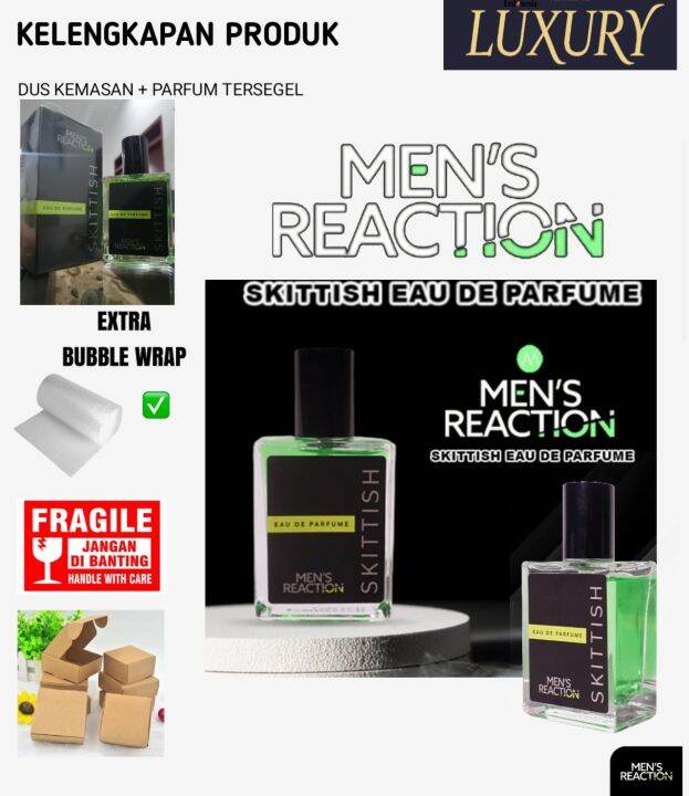 MEN'S REACTION SKITTISH EAU DE PARFUM / PARFUM PRIA WANGI TAHAN LAMA