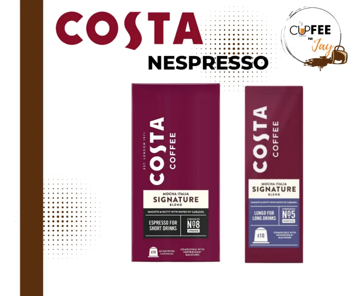 COSTA NESPRESSO COMPATIBLE 10 CAPSULES/box Lazada PH