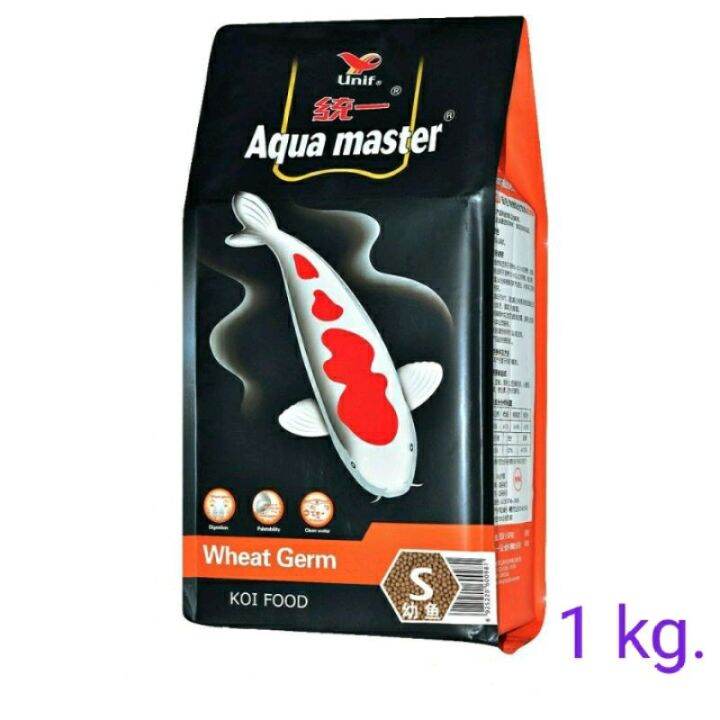 aqua-master-อาหารปลาคาร์ฟสูตรผสมจมูกข้าวสาลี-1-kg