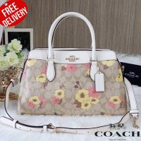 กระเป๋าถือ กระเป๋าสะพาย Coach CH345 Darcie Carryall In Signature Canvas With Floral Cluster Print