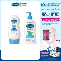 [เซตสุดคุ้ม] เซตาฟิล Cetaphil Baby Gentle Wash &amp; Shampoo ครีมอาบน้ำและสระผม สำหรับเด็ก 230 ml.และ Baby Daily Lotion โลชั่นบำรุงผิวสำหรับเด็ก 400 ml.