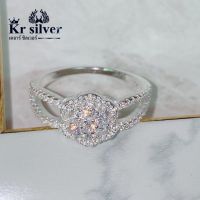 Kr silver | แหวนเงินแท้ เพชร cz รูปดอกไม้
ขนาดไซส์แหวน US: (6) (7) (8) (9)