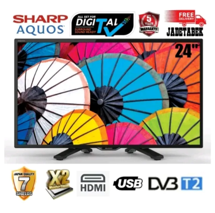 TV LED SHARP 24 " SUDAH DIGITAL Lazada Indonesia