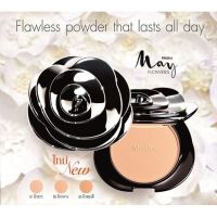 แป้งพัฟ Mistine May Flowers Triple Cover Powder SPF 25PA++