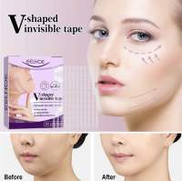 60Pcs Invisible Face Lifter Tape 60Pcs Instant Facelift Tape High Elasticity and Waterproof Face Tape Ultra-Thin Facelift Tape for Face Invisible Secret Lift Pro Neck and Jaw sensible