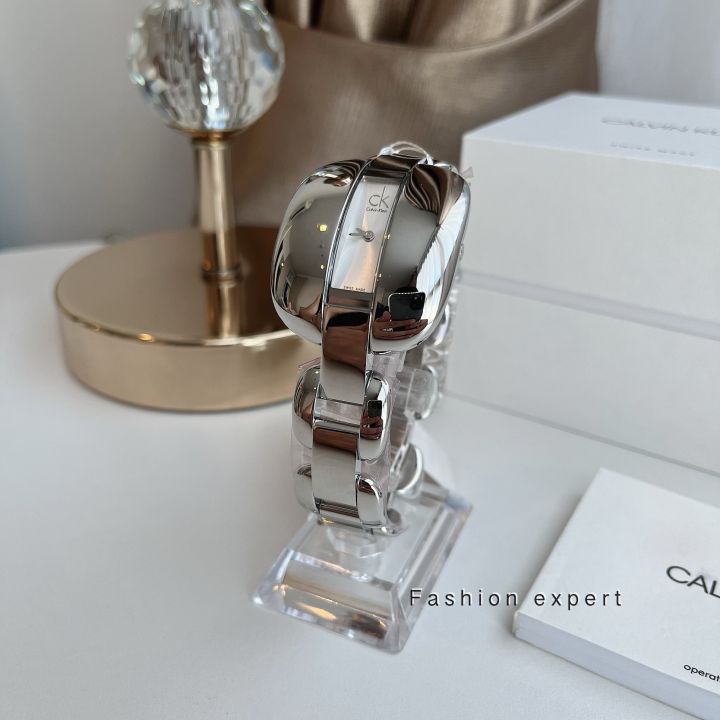 ของแท้100-นาฬิกาข้อมือ-calvin-klein-treasure-womens-quartz-watch-k2e23138