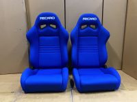 เบาะแต่ง  RECARO ทรง SR หูแยก งานผ้าสีน้ำเงิน  หลังผ้า ปรับเอนนอนได้ พร้อมรางเลื่อน มีแบบคู่ และ เเยกขายเป็นข้าง งาน เทียบเเท้เลยจ้า