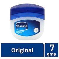 Vaseline 7g original วาสลีน ปิโตรเลียม เจลลี่ ลดริ้วรอยความแห้งกร้าน ช่วยฟื้นบำรุงผิวแห้ง นำเข้าจากอินเดีย✨