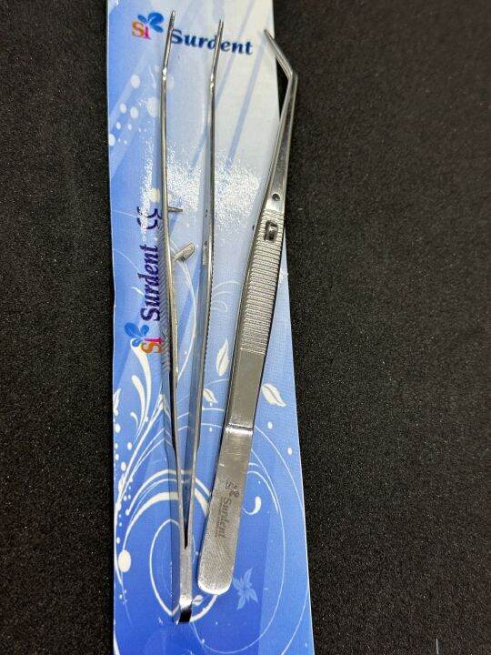 Dental cotton plier with lock instrument Lazada PH