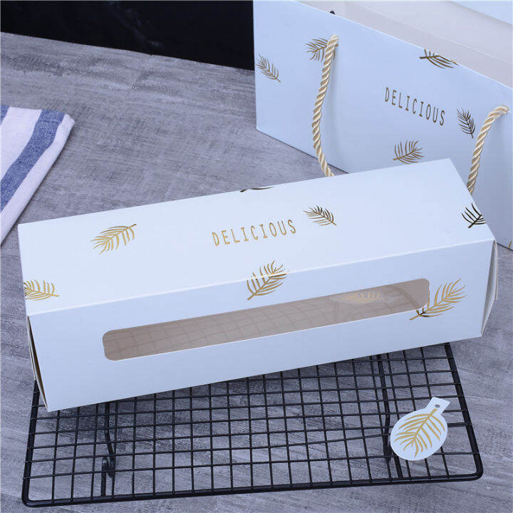 Open Window Pound Cake Box Fruit Bar Box Cake Roll Box Long Cake Box