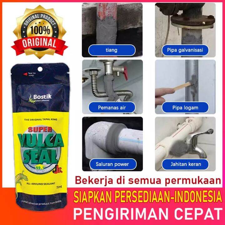 Anti bocor bostik super vulcan seal waterproof sealant tahan air dan