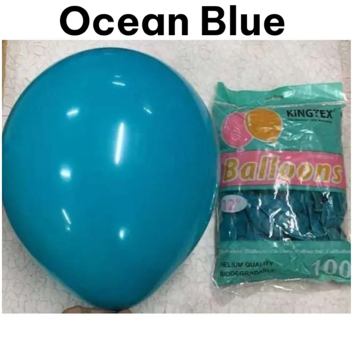 Ocean Blue Latex Balloons | Lazada PH