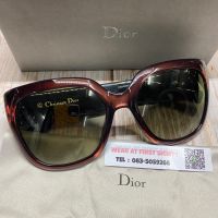 แว่น DIOR My Dior 3N แว่นตากันแดด ของแท้100% รับประกัน1ปี รุ่น EDKHA - Logo metalic red / ฟ้า Christian Dior Made in Italy