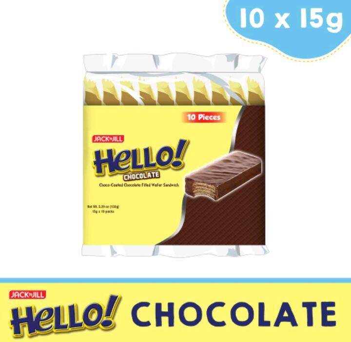 Jack N' Jill Hello! Coated Chocolate (10 X 15G) | Lazada PH