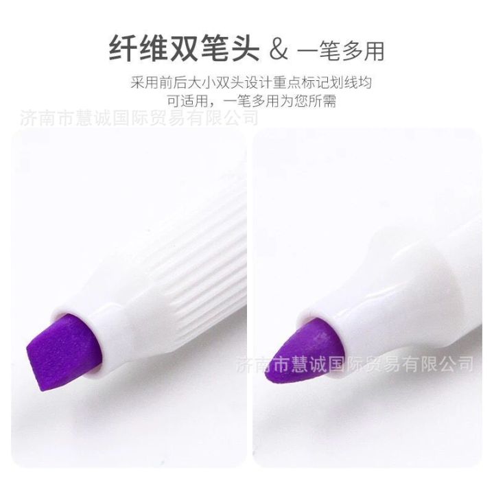 ปากกาเน้นข้อความสองหัวรุ่นสีอ่อนสีใหม่-mildliner-ญี่ปุ่นปากกามาร์กเกอร์-wkt7รุ่นขายดี