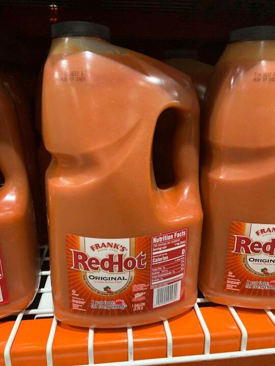 Franks Red Hot Sauce 1Galon Lazada PH