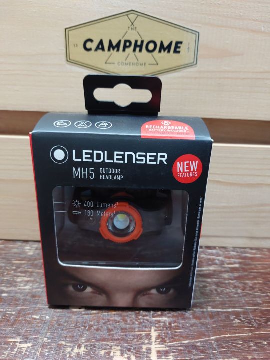 ledlenser-mh5-ไฟฉายคาดหัวขนาดเล็กดีโซน์ใหม่-ส่องสว่างตัดหมอก-มีสายชาร์ท-ติดมือไว้ไม่เสียหาย