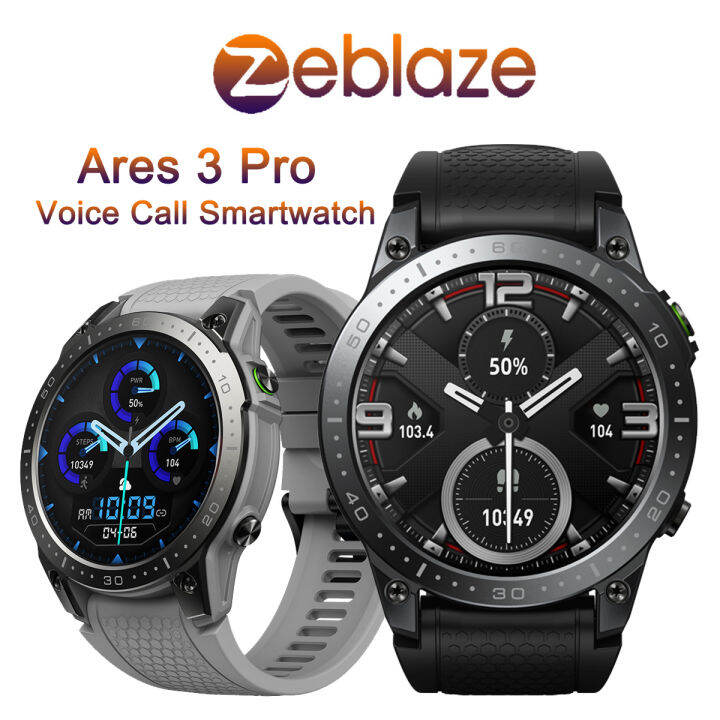 Zeblaze Ares 3 pro Smart Watch 1.43'' AMOLED Display Voice Calling 100