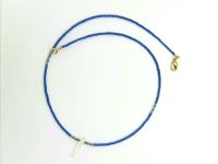 สร้อยคอ หินลาพิสลาซูลี่ หินเทอร์ควอยซ์ พร้อม นี้คริสตัล ความยาว 17 นิ้ว Lapis Lazuli, Turquoise &amp; Crystal Pendant Necklace