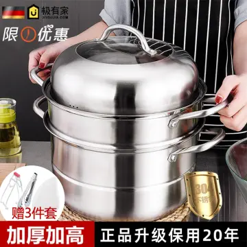 Household 304 Stainless Steel Pot for Steaming Fish Thickened