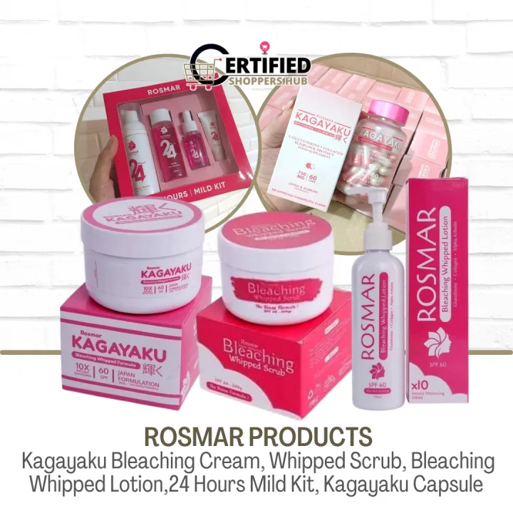 KAGAYAKU BLEACHING CREAM FORMULA, KAGAYAKU CAPSULE, ROSMAR BLEACHING