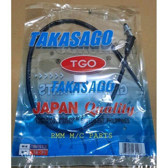 THROTTLE CABLE XR200 Lazada PH