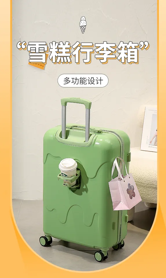 Ice cream suitcase female luggage case students new suitcase male small  20-inch boarding box universal wheel password box. - AliExpress