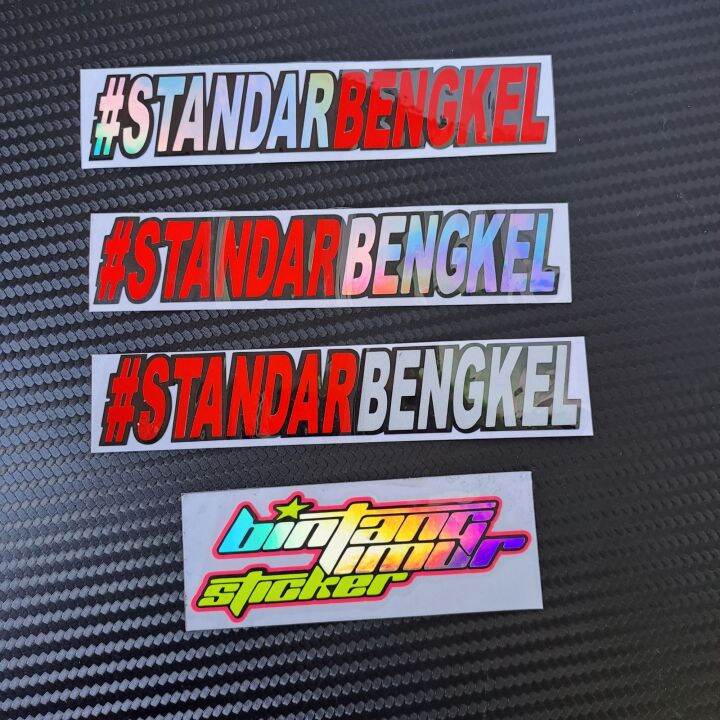 STICKER STIKER #STANDAR BENGKEL CUTTING STICKER | Lazada Indonesia