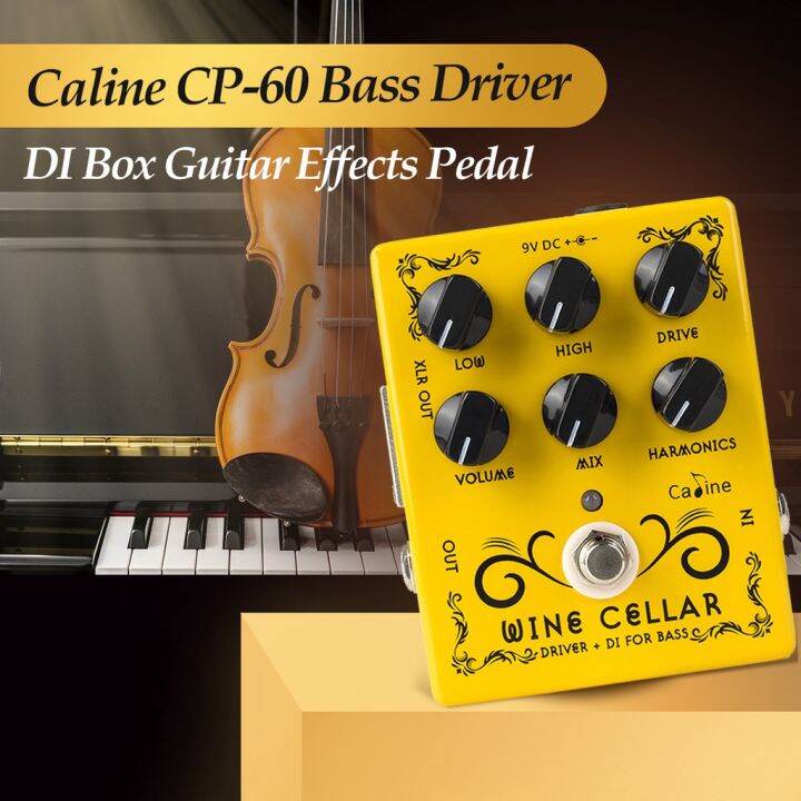 Caline CP60 Wine Cellar Bass Driver Guitar Effects Pedal True Bypass