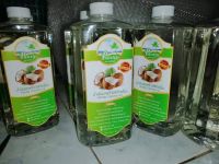 น้ำมันมะพร้าวสกัดเย็น1ลิตร SATA PANTIP DOUBLE WHITE COCONUT OIL สินค้ารับจากโรงงานมาติดฉลากร้านขายแบบถูกกำไรน้อยแถม​100ml.ไม่ติดฉลาก​2ขวด