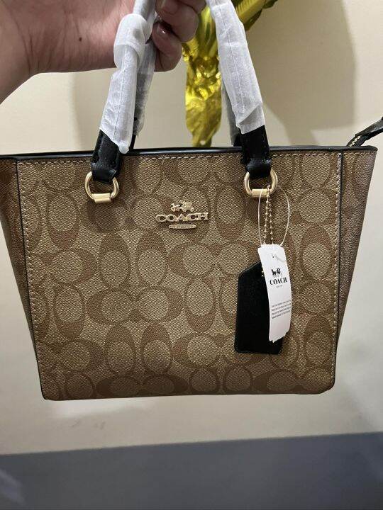 COACH Mini Tote 2 way YKK zip Lazada PH