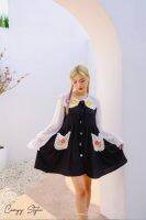 ✨Cozyy Lovely dress ชุดเดรสสายหวาน ทรงโอเวอร์ไซส์ ใส่ออกมาน่ารักมาก