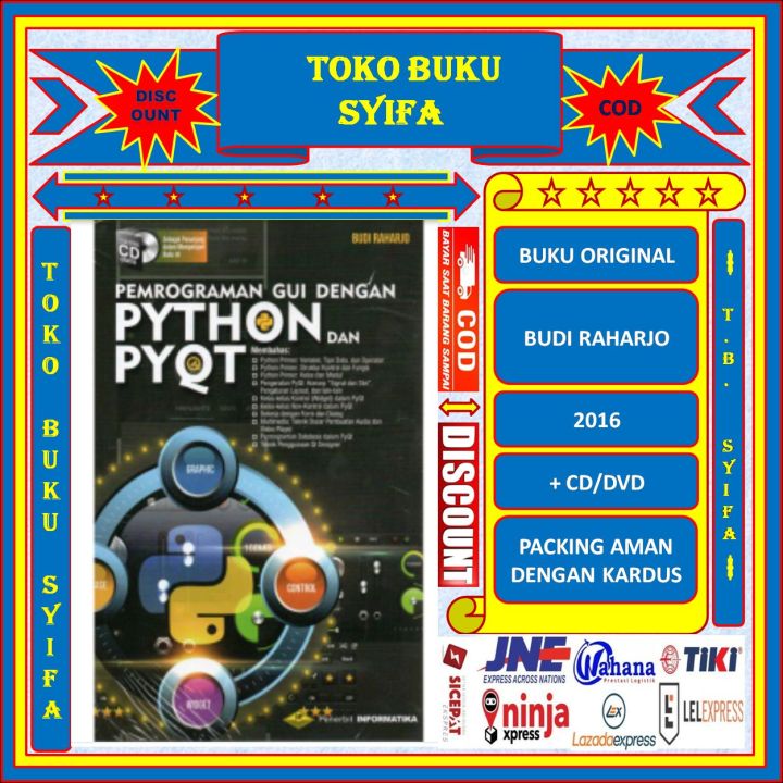 Pemrograman Gui Dengan Python Dan Pyqt Cd Lazada Indonesia 3180