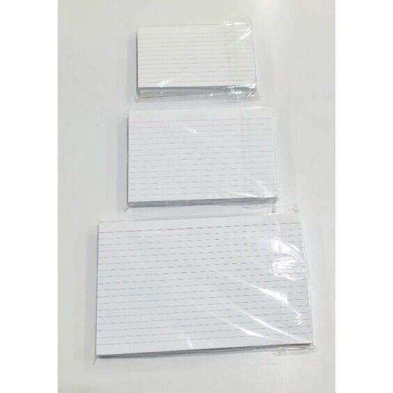 INDEX CARD 100pcs/pack (3x5)(4x6)(5x8) Lazada PH