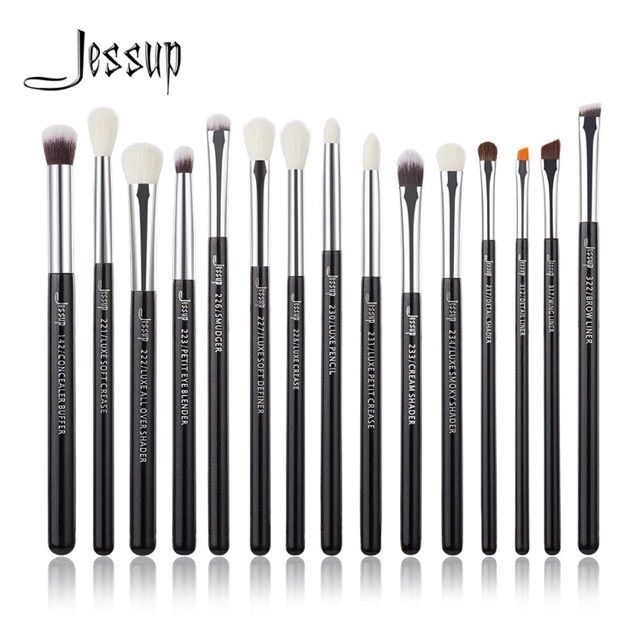 t177-jessup-15pcs-black-silver-kit-เซ็ตแปรงตา-15ชิ้น