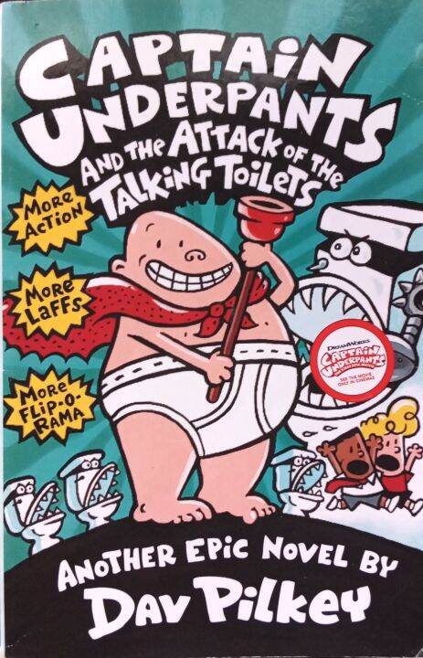 Captains Underpants And The Attack Of The Talking Toilets By Dav Pilkey ...