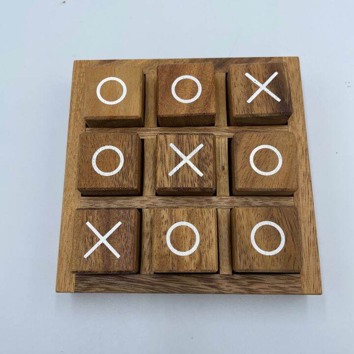 เกมไม้เอ็กซ์โอสกริน 9ช่อง XO Blocks (L)เกมไม้ ของเล่นไม้เสริมพัฒนาการ