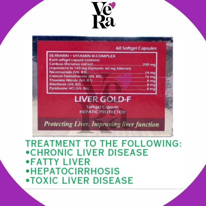 LIVER GOLD F Sylimarin with Vitamin B Complex Liver and Vein
