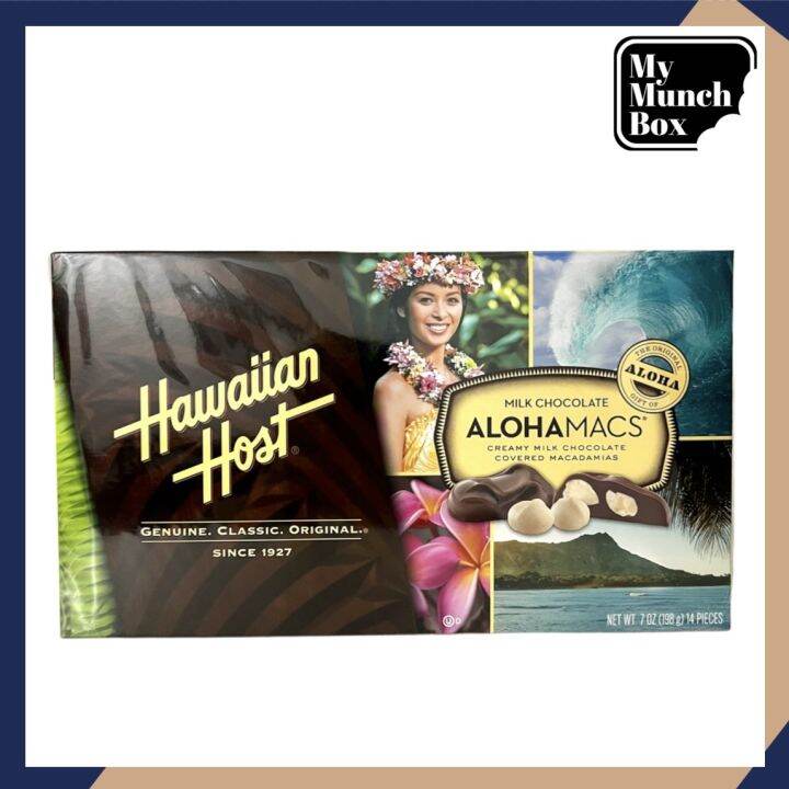 Hawaiian Host Alohamacs Milk Chocolate/Dark Chocolate | Lazada PH