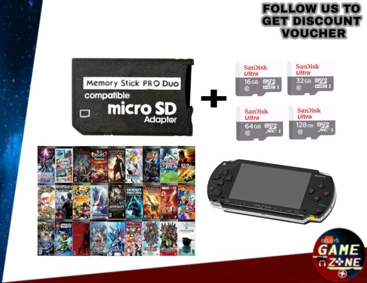 Psp Memory Card with Games Lazada PH