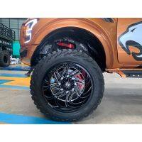 จานขยาย เจาะรู เซาะร่อง ตรงรุ่น Ford Ranger wildtrack 2014+ ขนาด 355mm สำหรับ ขอบ18"  Runstop แท้