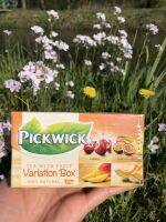 ชาผลไม้หลากรส ธรรมชาติแท้ 100 % Pickwick Tea With Fruit Variation Box 100% BOX เพลิดเพลินกับชาแสนอร่อยที่ทำให้คุณประหลาดใจทุกครั้งด้วยรสชาติผลไม้ที่เข้มข้น