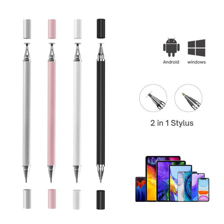 [Manila stock] 2In1 Capacitive Pen Universal Touch Screen Drawing Pen ...