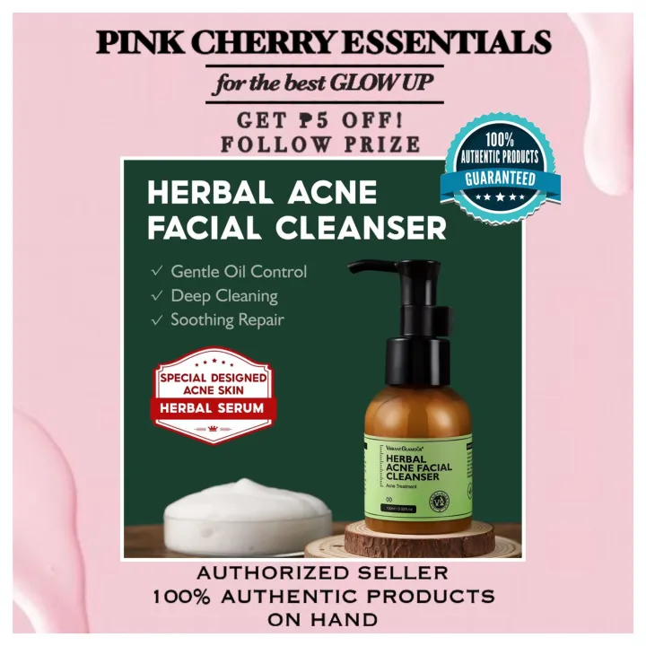 Authentic Vibrant Glamour Herbal Acne Facial Cleanser Acne Treatment